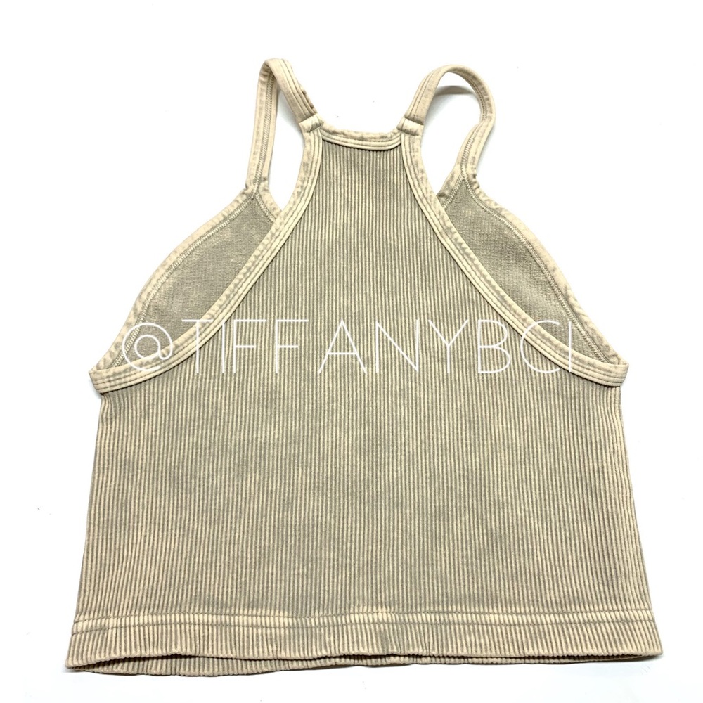 Free People Happiness Runs Crop Tank Stone Eagle - Picture 7 of 13